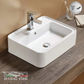 TBW573W - White - Wall / Deck Basin