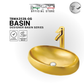 Tuscani TBWA252B-GS | TBWA252B-GG - Deck Mounted Designer Basin