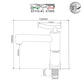 TF26C - Fabiana Series Basin Cold Tap