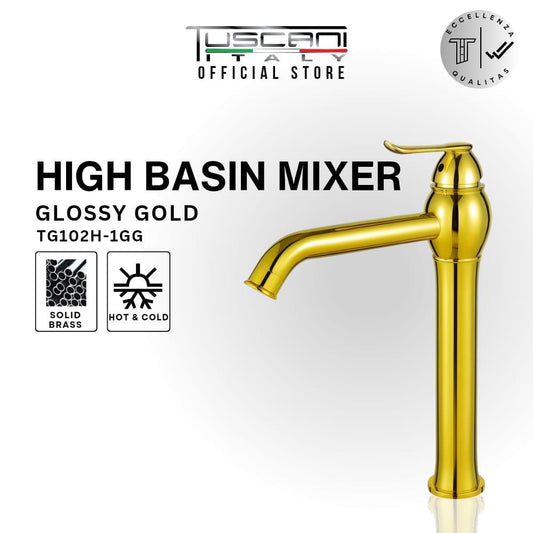 TG102H-1GG - Gold Series High Basin Mixer