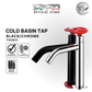 TIM2 Black / Chrome Basin Cold Tap