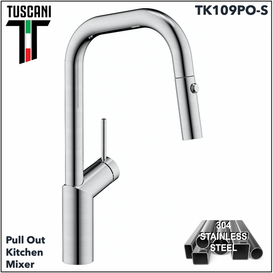 TK109PO-S - Pull Out Kitchen Mixer