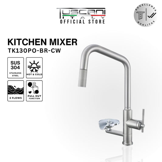 TUSCANI Kitchen Mixer TK130PO-BR-CW