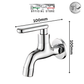 TM4B+SWN4 - Bib Tap + Water Saving Device