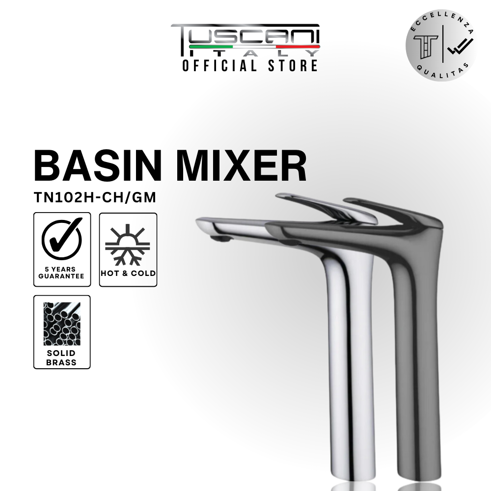 TN102H - Novella Series High Basin Mixer
