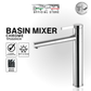 TP102H - Pulizia Series High Basin Mixer