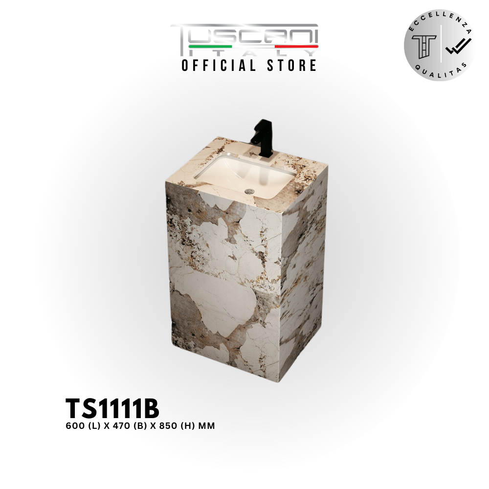 TS1111B - Marble Standing Basin