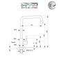 TZ11 - Zenio Series Kitchen Cold Tap