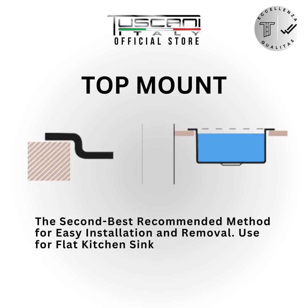 K7648NS Top & Under-Mount Use Kitchen Sink