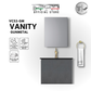 VC50 - 500mm Vanity Cabinet Only