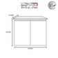 VC50 - 500mm Vanity Cabinet Only