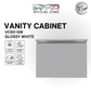 VC60 - 600mm Vanity Cabinet