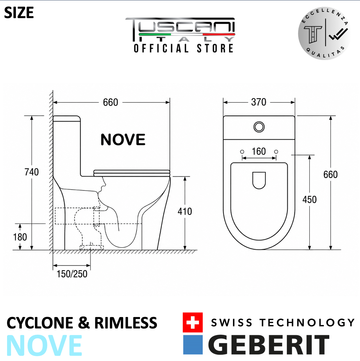 Tuscani Nove Water Closet
