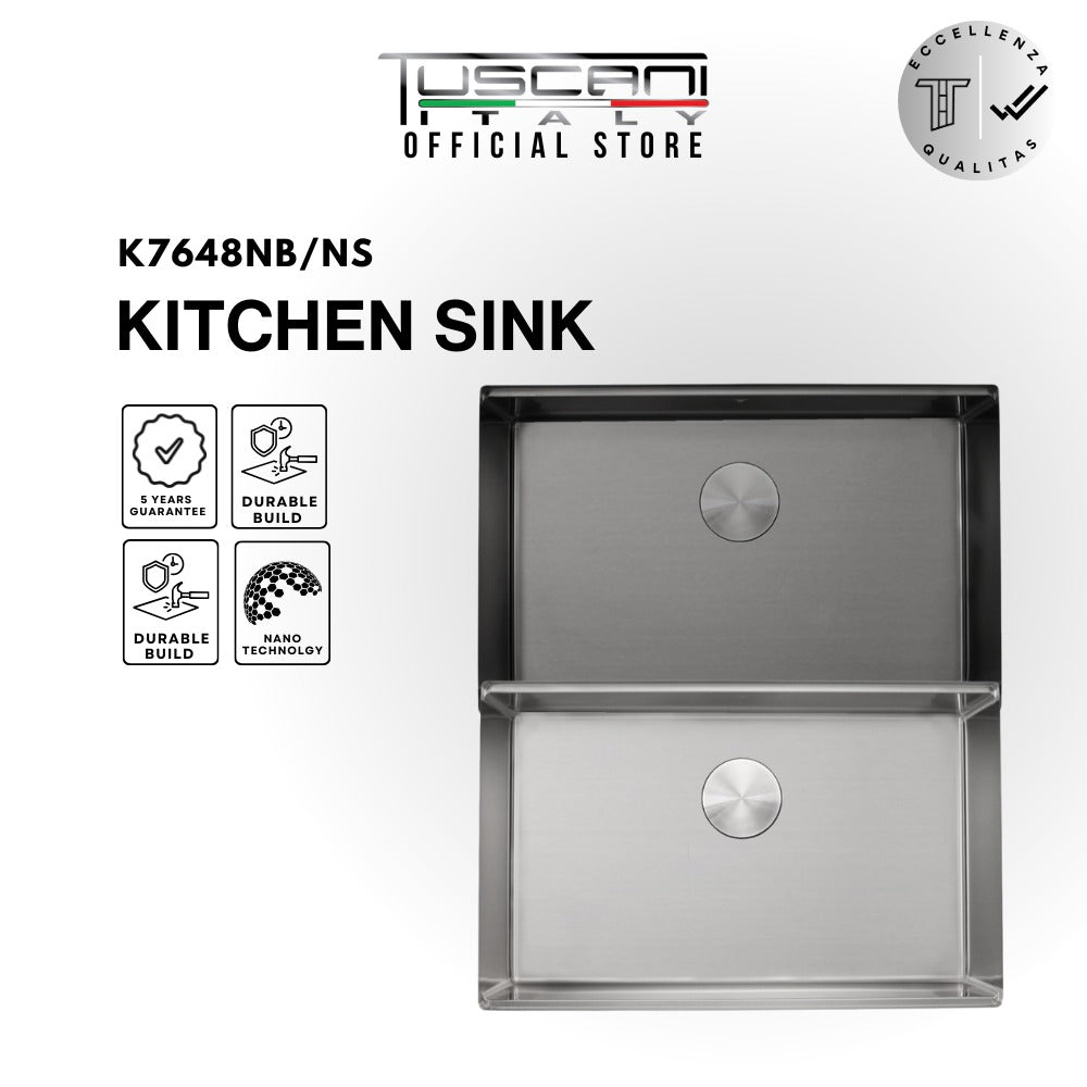 Tuscani K7648 Durable Dotted Nano Series Sink