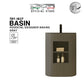 TBY-1837 Designer Pedestal Basin