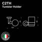 C2TH - COLOSEO Series Tumbler Holder- Bathroom Accessories