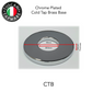 CTB - Chrome Plated Cold Tap Brass Base