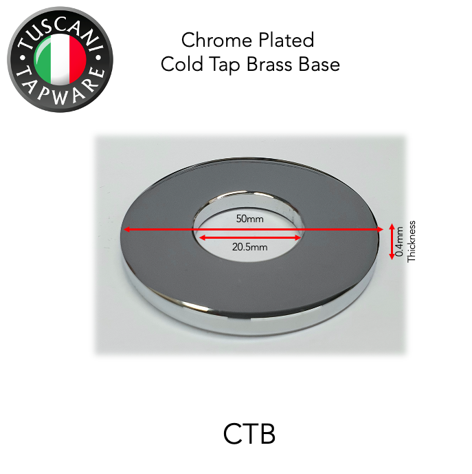 CTB - Chrome Plated Cold Tap Brass Base