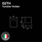 Q2TH - QUATRIO Series Tumbler Holder - Bathroom Accessories