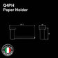 Q4PH - QUATRIO Series Paper Holder - Bathroom Accessories