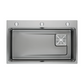 Q6846GN | Q7546GN - Light Gray Top & Under-Mount Use Kitchen Sink