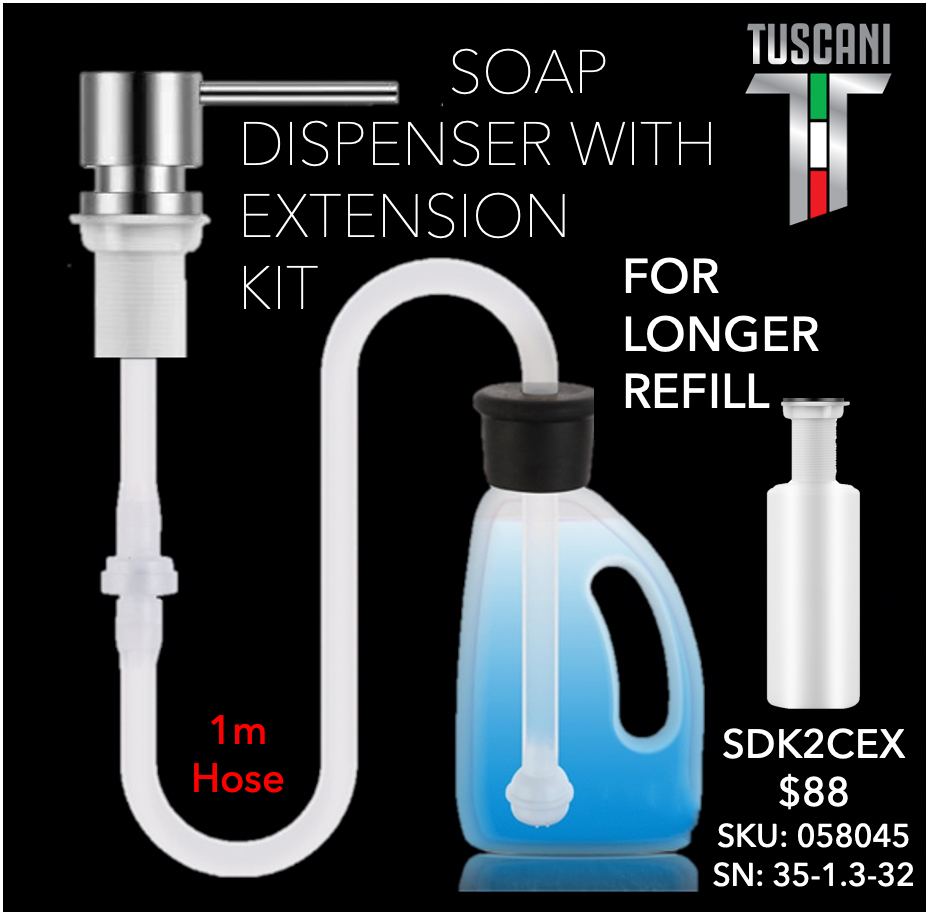 SDK2BEX | SDK2MEX - Soap Dispenser with Extension Kit