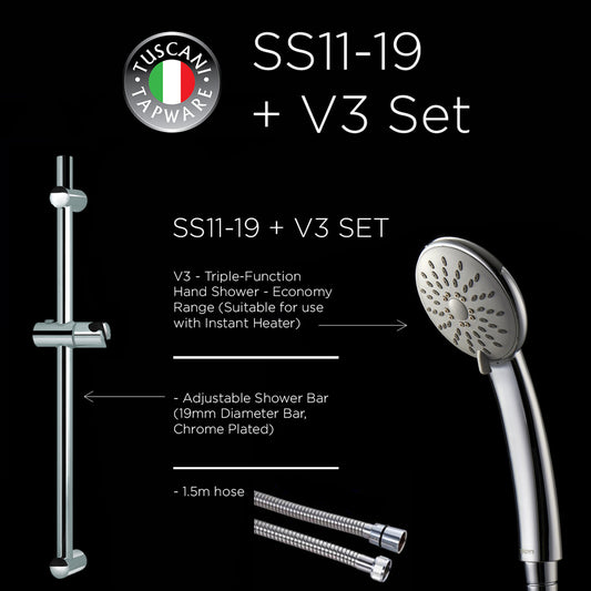 V3 + 1.5m GAT + SS11-19 - Shower Set