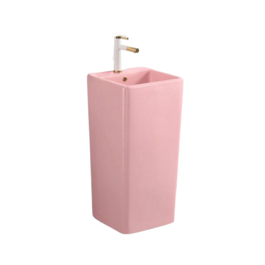 TB1835PINK - Pink Pedestal Basin