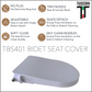 TBS401 - Bidet Seat Cover - D Shape