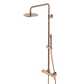 TD109RG - Rose Gold Rain Shower Set