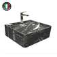 Tuscani TBP1020-449W | TBP1020-449G - Marble Design Deck & Wall Mounted Basin